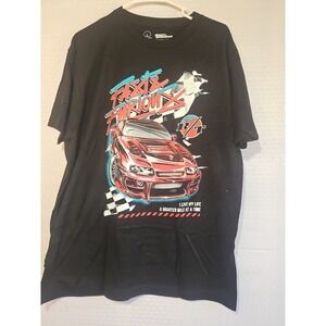 Fast & Furious Men's size Large L  42/44 Short Sleeve Black  Graphic T- shirtNWT